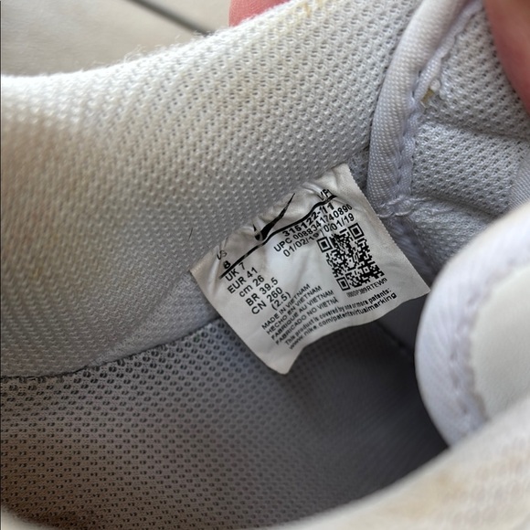 Nike Air Force 1 Men’s White Sneakers-8 - Picture 12 of 14